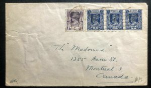 1940s Burma Cover to The Madonna Montreal Canada