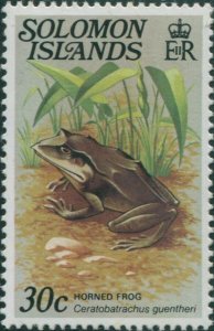 Solomon Islands 1979 SG398A 30c Horned Frog MNH