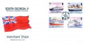 South Georgia. 2004 Passenger Ships. FDC.