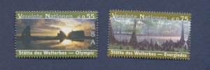 UNITED NATIONS VIENNA - Scott 338-339  - MNH - 2003 - Olympic WA, Everglades