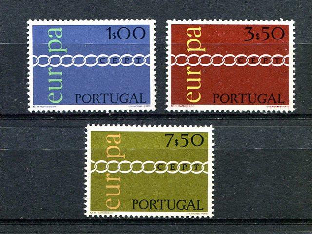 Portugal  Europa 1971 Mint VF NH