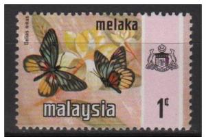 Malaysia Malacca 1971 - Scott 74 MH - 1c, Butterfly & State 