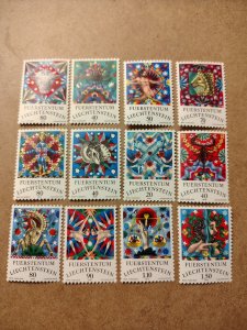 (4585) Liechtenstein #598-609