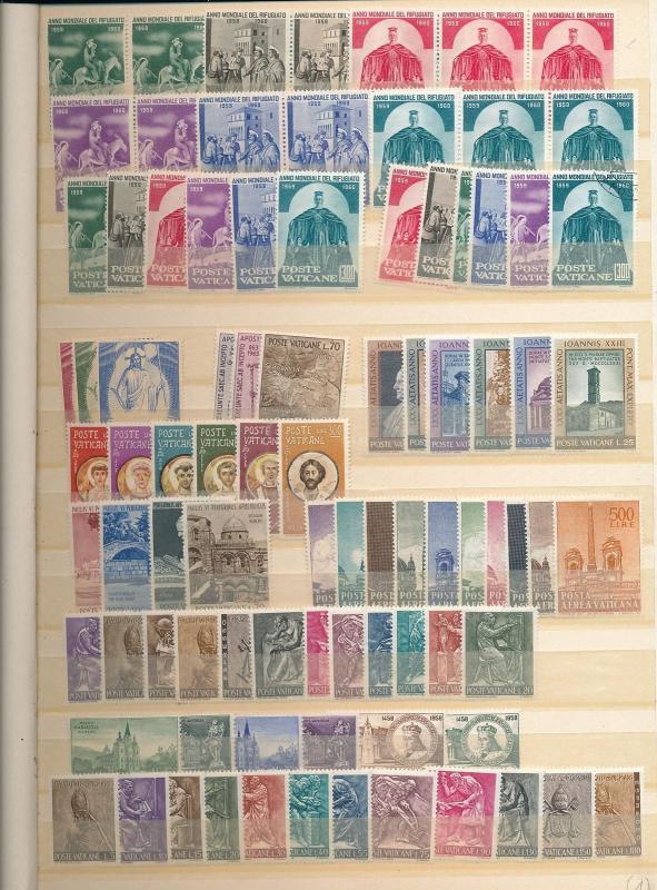 VATICAN LARGE M&U Collection In 9 Stockbooks (1000s)ALB 189