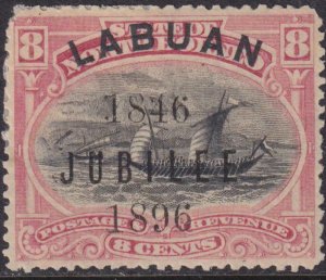 Labuan 1896 SC 71 Mint 