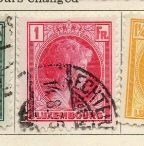 Luxemburg 1928-30 Early Issue Fine Used 1F. NW-191839