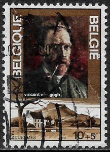 Belgium #B918 Used Stamp - Vincent van Gogh and House (c)