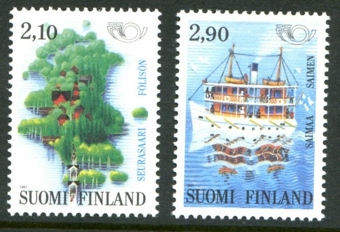 1991 Finland 1142-1143 Ships