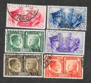 Italy 413-418 Used!