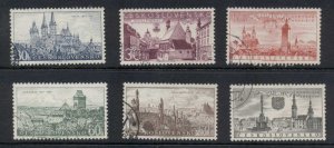 Czechoslovakia 1957 Towns & landmarks FU