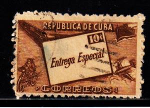 Cuba - #E12  Special Delivery - Used