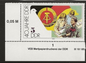 GERMANY DDR  # SC  2776     MNH