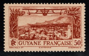 French Guiana Scott C1 MH* Airmail stamp