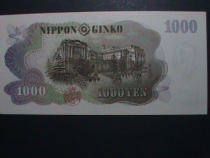 ​JAPAN  -VERY OLD ANTIQUE $1000 YAN BANK OF NIPPON UN CIRCULATED CURRENCY, VF
