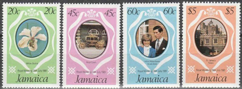 Jamaica #500-03 MNH F-VF  (SU4400)