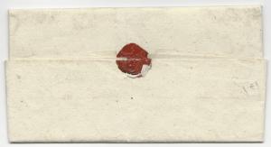 German 1801 Stampless Cover Folded Letter 