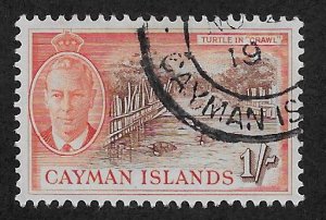 CAYMAN ISLANDS SC# 131  FVF/U 1950