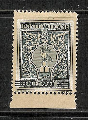 Vatican Scott  103 Mint - 1946 Pope Pius XII Issue