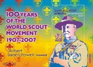 Palau - 2007 - Boy Scouts Centenary - Souvenir Sheet - MNH