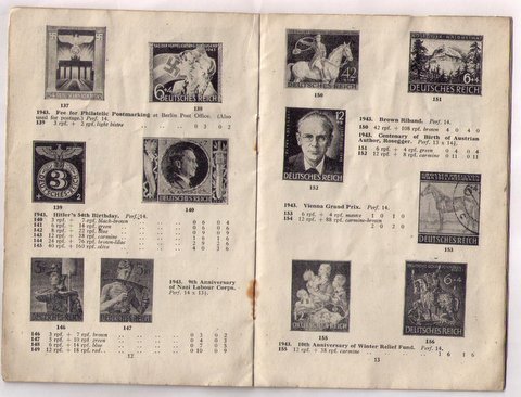 Germany 1939-1945 - Scarce H.R.Harmer Stamp Catalogue - War Period: F-VF