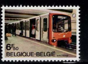 Belgium Scott 955 MNH** Subway stamp