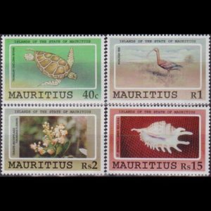 MAURITIUS 1991 - Scott# 743-6 Local Faun Set of 4 NH
