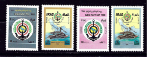 Iraq 1349-52 MNH 1988 Navy Day