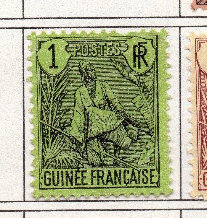 French Guinea 1904 Early Issue Fine Mint Hinged 1c. 193444