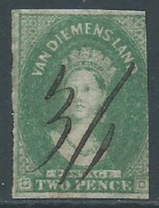 Tasmania, Sc #12, 2d Used