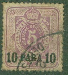 GERMANY OFFICE IN TURKEY 1 USED (RL) 3115 CV $30.00 BIN $13.75