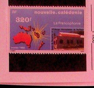 NEW CALEDONIA Sc 636 NH ISSUE OF 1990 - MAP