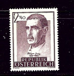 Austria 615 MNH 1957 Portrait