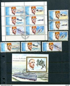 Sharjah 1972 Mini sheet Sheet and stamps Used CTO  10733