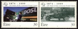 IRELAND 1999 UPU 125th Anniversary; Scott 1183a, SG 1234a; MNH