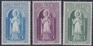 Ireland SC# 179 - 181 fvf/mnh, St Patrick - Religious