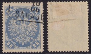 Bosnia & Herzegovina - 1900 - Scott #23 - used (CTO) - Coat of Arms