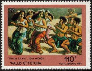 WALLIS & FUTUNA 1984 Local Dances by Jean Michon; Scott C137; MNH