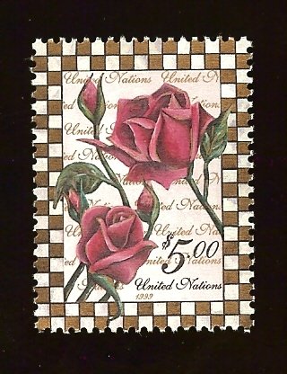 UN NY #753 $5 Flowers - Rose MNH