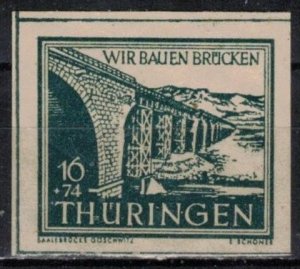 Germany - Russian Zone - Thuringia - Scott 16NB3 MNH