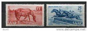 Germany/SAAR 1949 Sc B67-8 Mi 265-6 MNH/MH