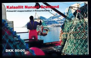[64989] Greenland 1993 Fishing Boat Crabs Booklet Nr. 3 MNH