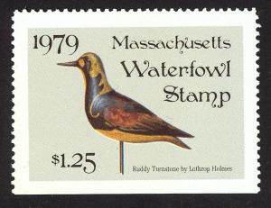 #6, Massachusetts State Duck stamp, SCV $15