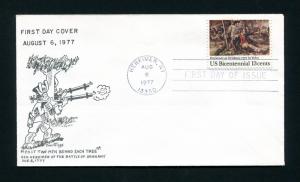 Sc. 1722 Herkimer at Oriskany FDC - Comic Cachets
