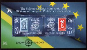 Solomon Islands Scott 1006c MNH** 2006 Europa commorative souvenir sheet