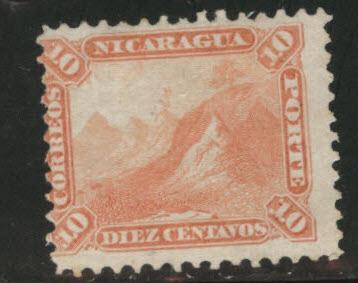 Nicaragua Scott 6 mint no gum white paper