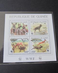 WWF Groth G058 Guinea Sc1069-1072 1987  MNH