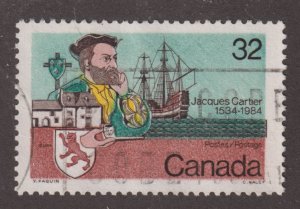 Canada 1011 Jacques Cartier and Ship 32¢ 1984