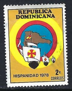 Dominican Republic 804 VFU COLUMBUS 159D-3