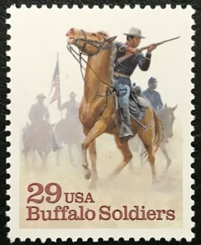 1994 Buffalo Soldiers Black Heritage Single 29c Postage Stamp, Sc# 2818, MNH, OG