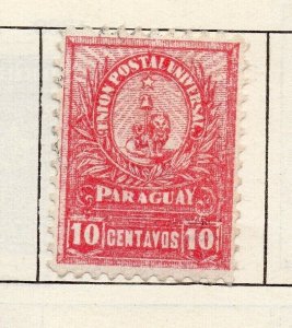 Paraguay 1901-02 Early Issue Fine Mint Hinged 10c. NW-256022